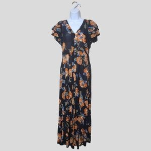 Patrons Of Peace Floral Print Maxi Dress